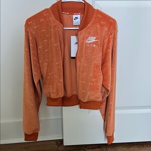 Nike Women's Air Orange Bomber Jacket